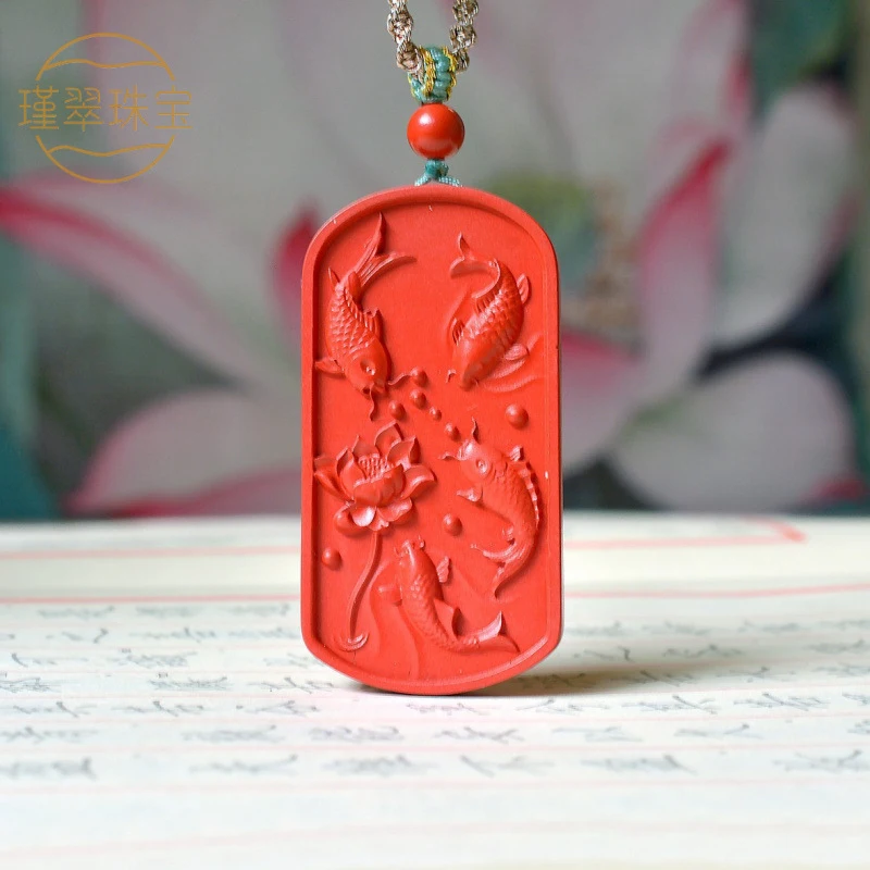

Genuine red pendant, symbolizing abundance prosperity, wishing you all best, peace, and good fortune. Hig