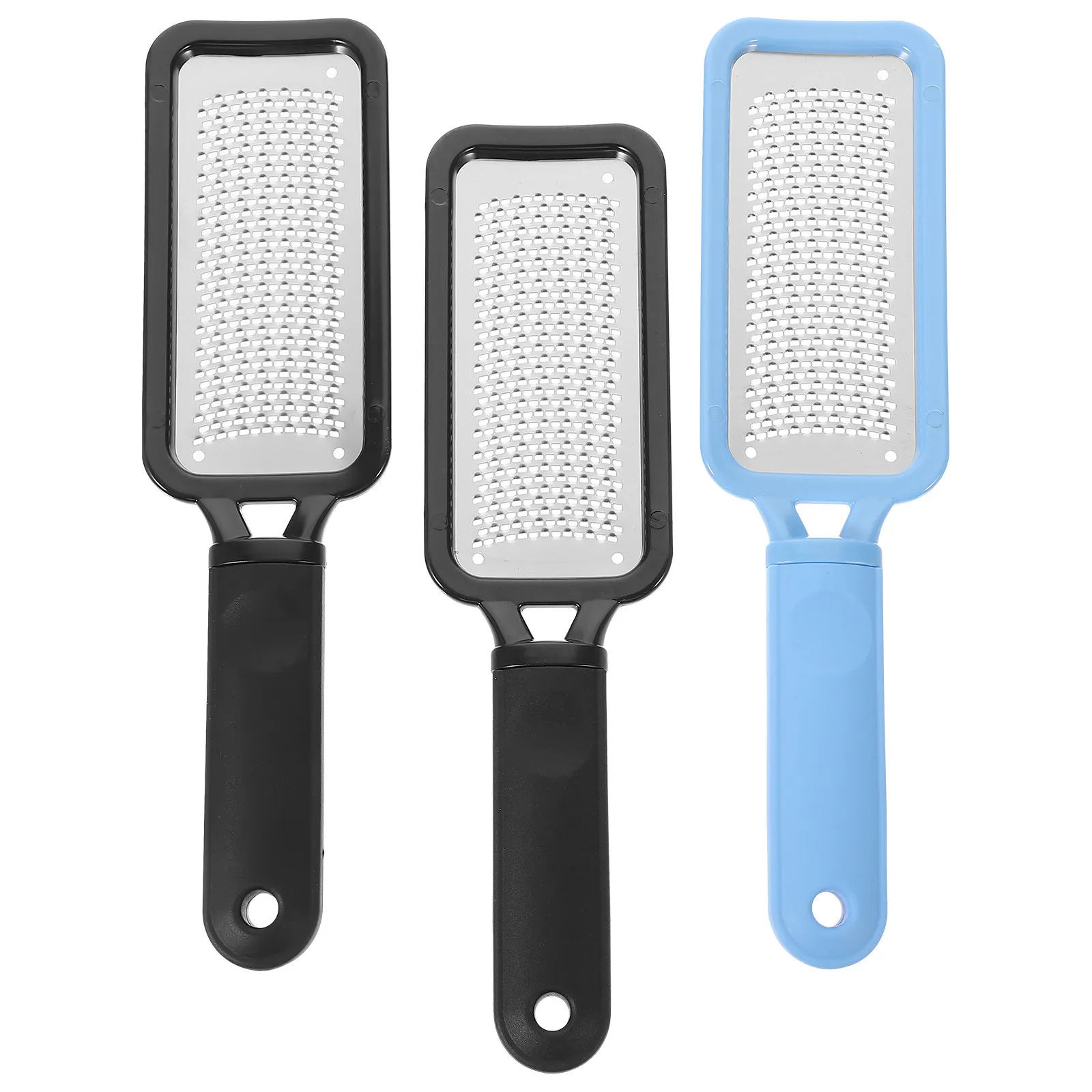 

3Pcs Foot File Stainless Steel Double Sided Dead Skin Remover for Callus Pedicure Tool Hard Skin Cuticle Removal Home