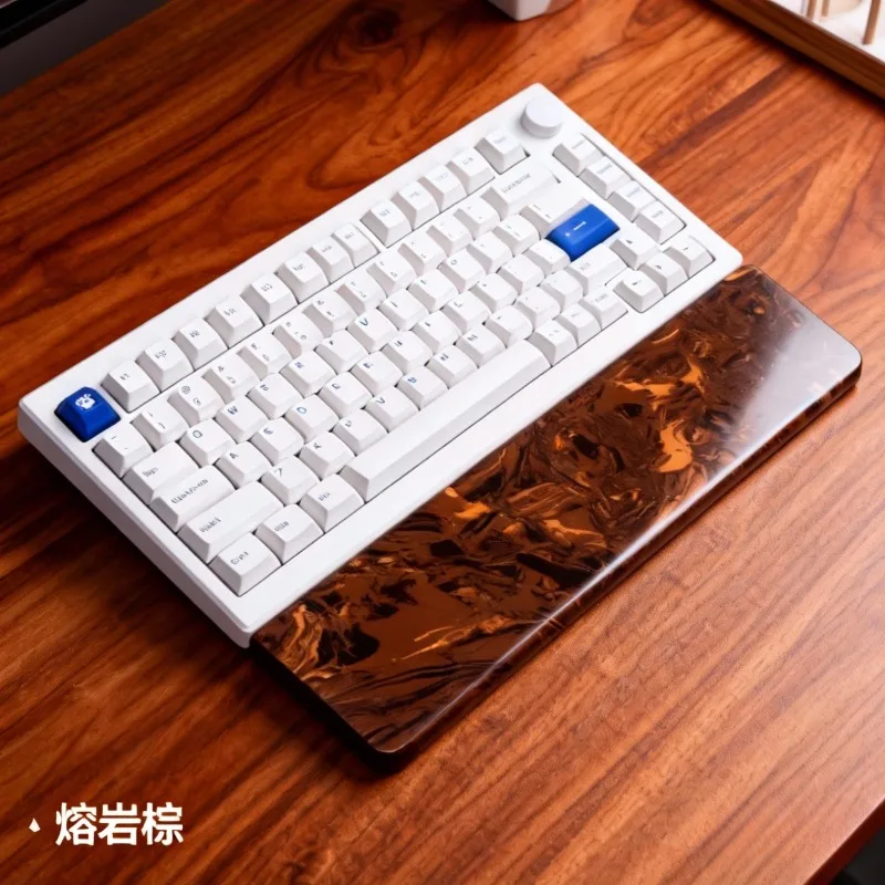 

Marble Plam Rest Quartz Wrist Rest Pad for Mechanical Keyboards 60/68/84/87/ 98/104% Hand Support Gaming Accessories Hand Stand