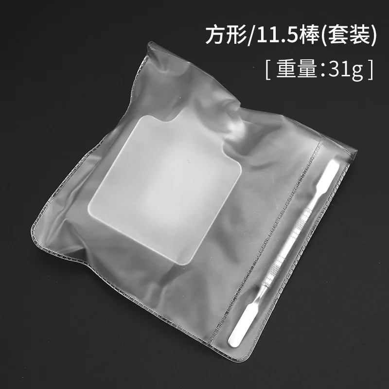 Handheld Acrylic Palette Spatula Set Round Four Grid with Color Mixing Bar Foundation Eye Shadow Makeup Liquid Color Palette