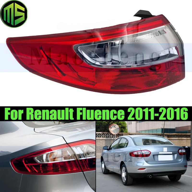 

Maosheng Halogen Rear Bumper Tail Light Tail Lamp For Renault Fluence 2011-2016 Taillight Taillamp Rear Turn Light Without Bulb