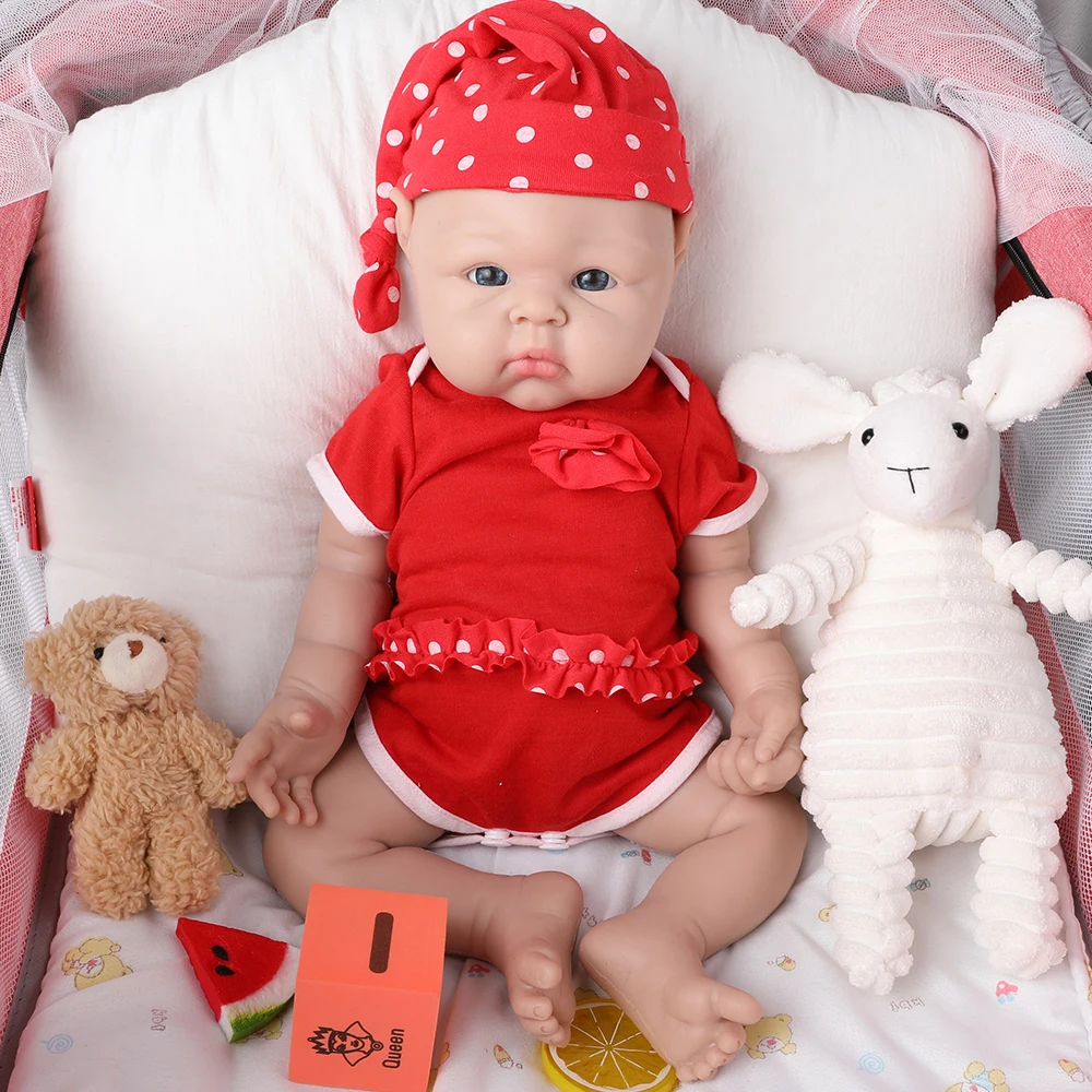IVITA WG1525 47cm 3298g Silicone Reborn Doll USA Warehouse In Stock Realistic Detailed Lifelike Doll Exquisite Handmade Art Christmas Surprise Toy Gift For Adult Collectors Gift