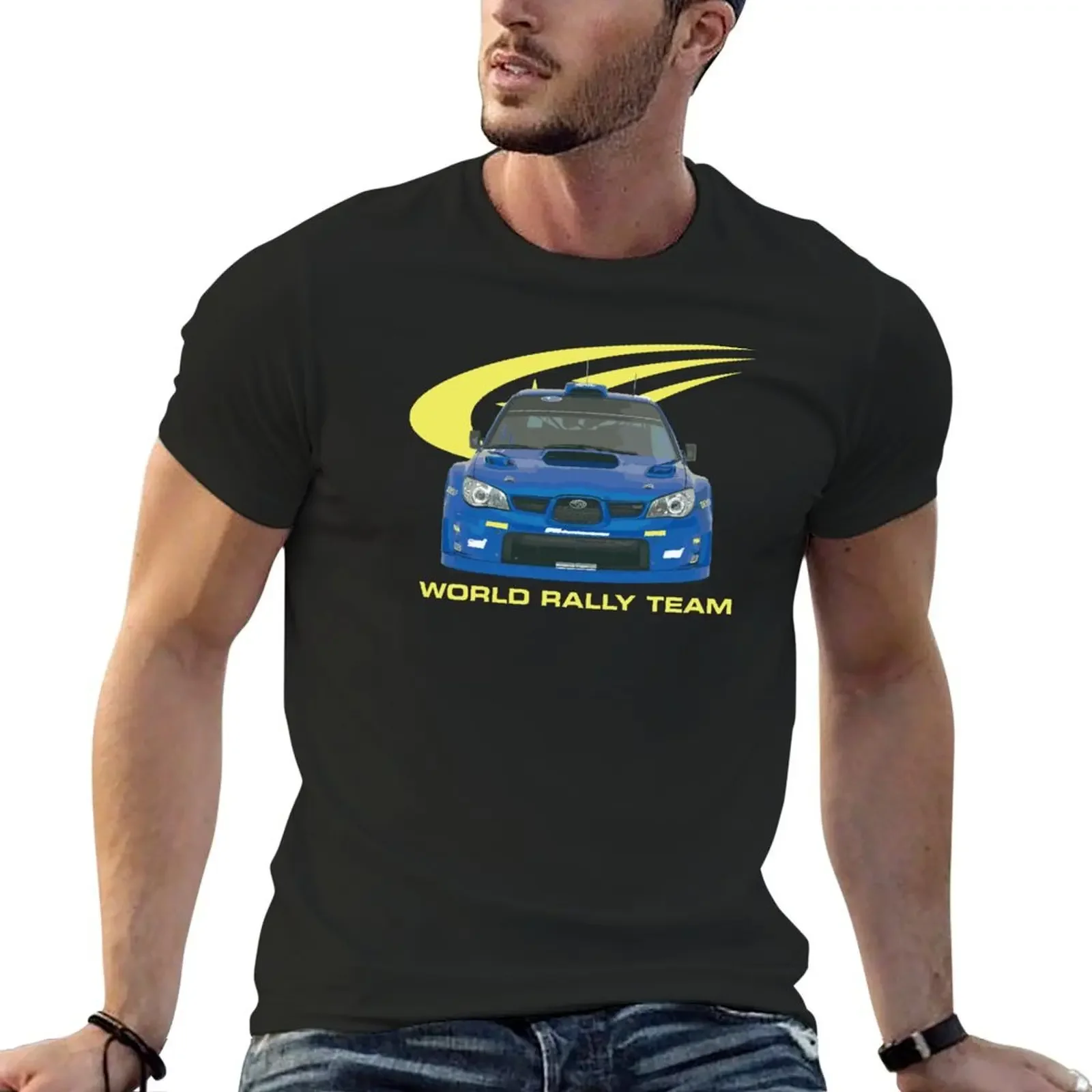 WRC PETTER SOLBERG WORLD RALLY TEAM CAR 2007 T-Shirt cute tops plain vintage anime shirt mens graphic t-shirts