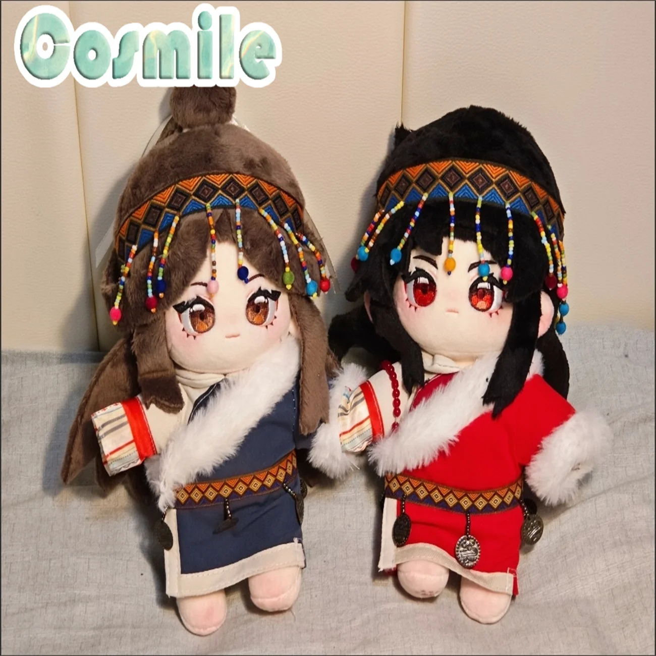 Comic Anime Tian Guan Ci Fu TGCF Official Original Hua Cheng Xie Lian Stuffed Plushie Plush 20cm Doll Body Toy ME