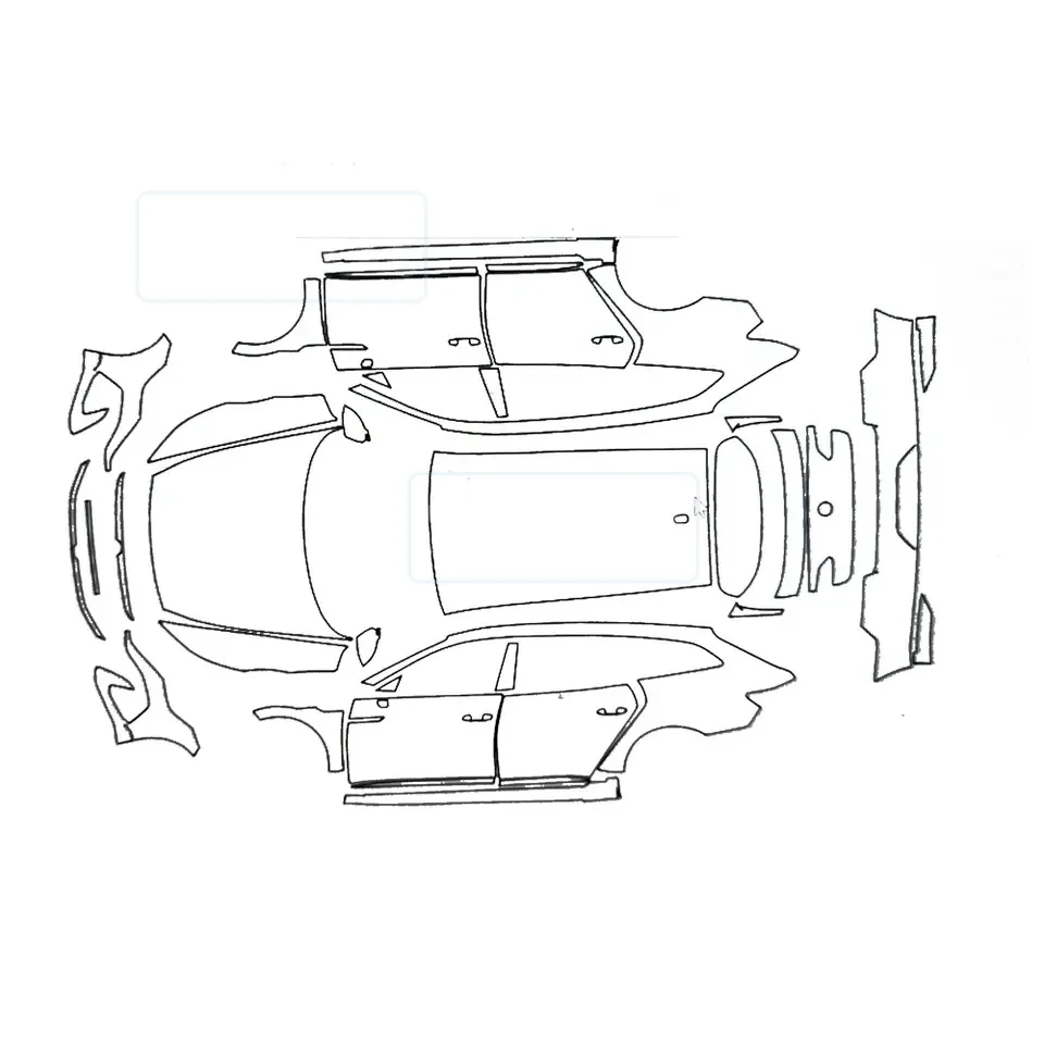 PPF for Volkswagen Arteon Shooting Brake 2022 Pre Cut Paint Protection Film Transparent Wrap Clear Protective Sticker view 5