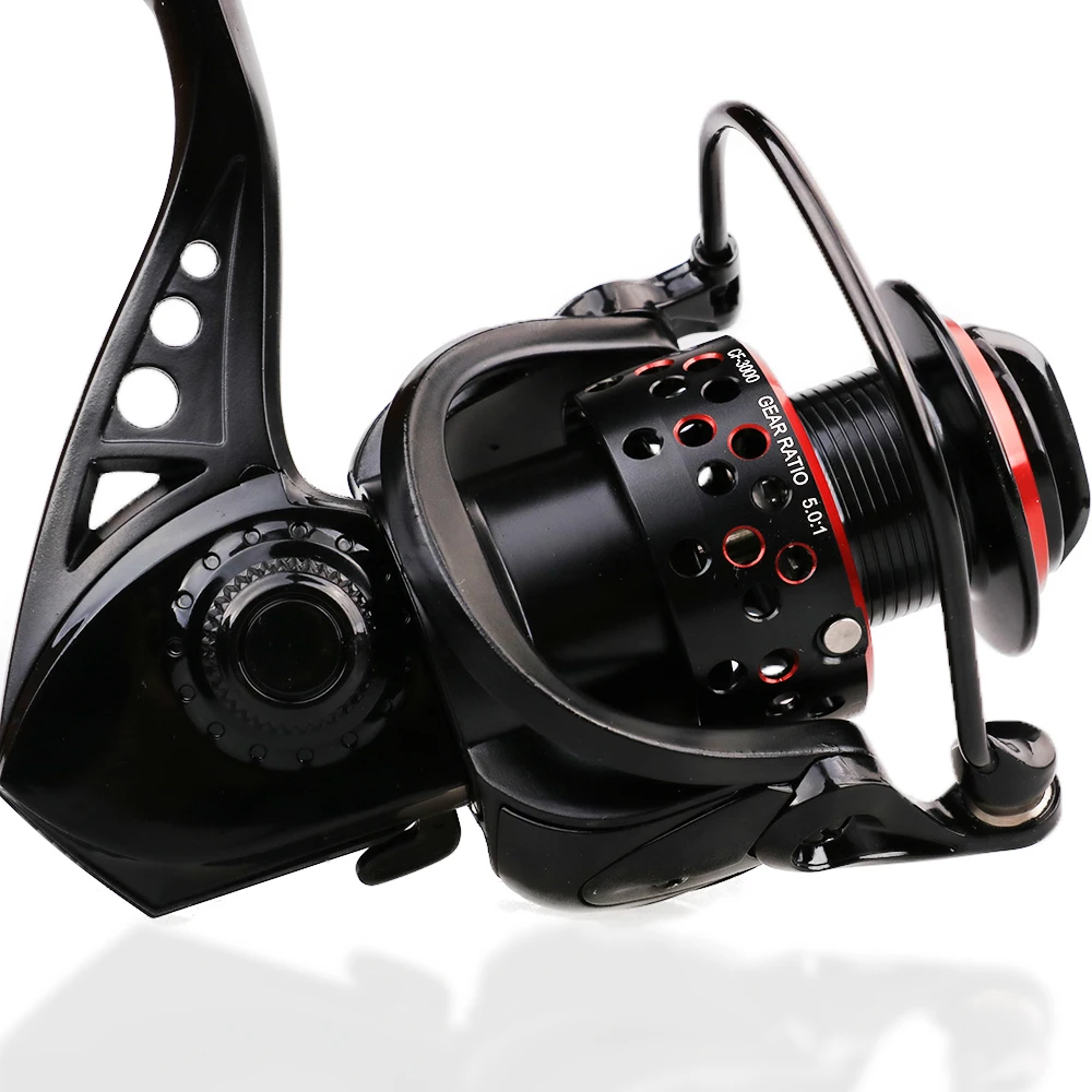 DORISEA CF2000-7000 Super Lightweight 8BB 5.0:1 Max Drag 8kg Fishing Reel Nylon Coil Wheel for Freshwater Seawater in River Lake