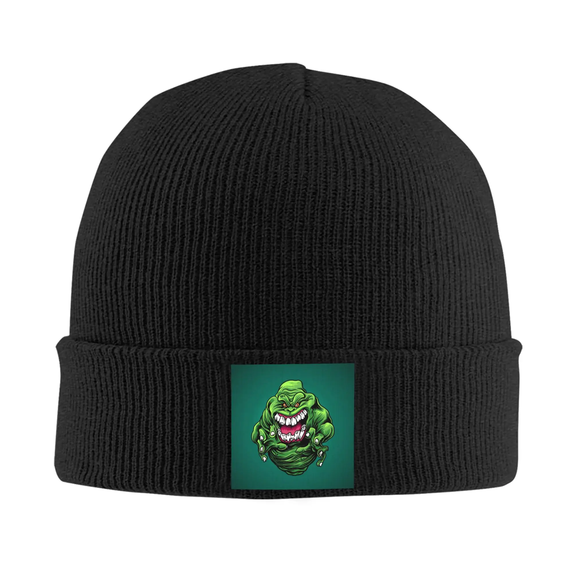 Custom Ghosts Movie Bonnet Hats  Fashion Knit Hat For Men Women Autumn Winter Warm Busters Film Halloween Skullies Beanies Caps