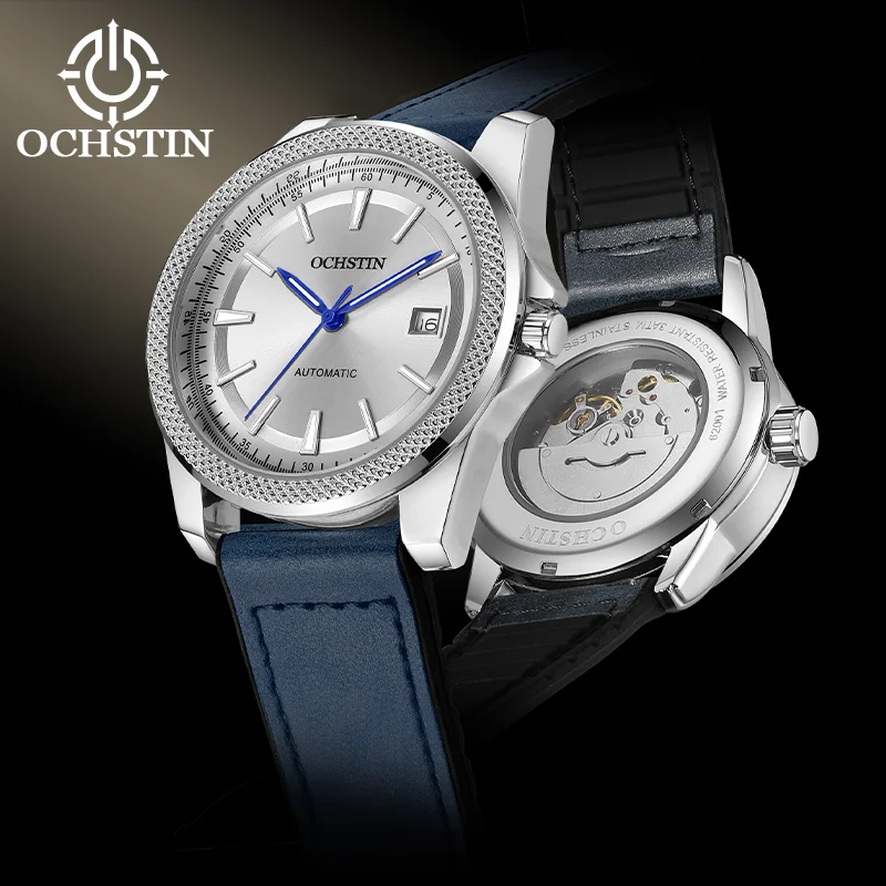 OCHSTIN Men's Quick-fit Magnetic Snap Adhesive Tape Watches Man Mechanical Movement Prominente Timepiece Gentleman Clock