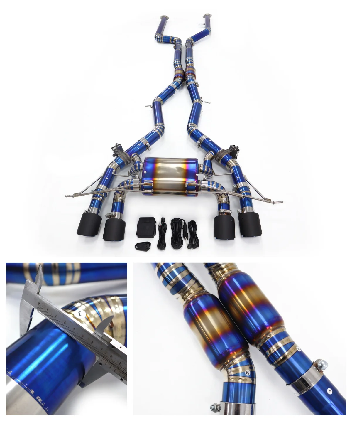 

Titanium Catback for BMW M2 G87 3.0T with valve HMD Exhaust System Performance Quality certification
