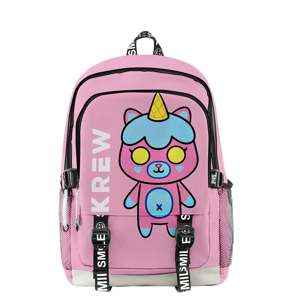 Popular Novelty Cool ItsFunneh Student School Bags Unisex 3D Print Oxford Waterproof Notebook multifunction Travel Backpacks