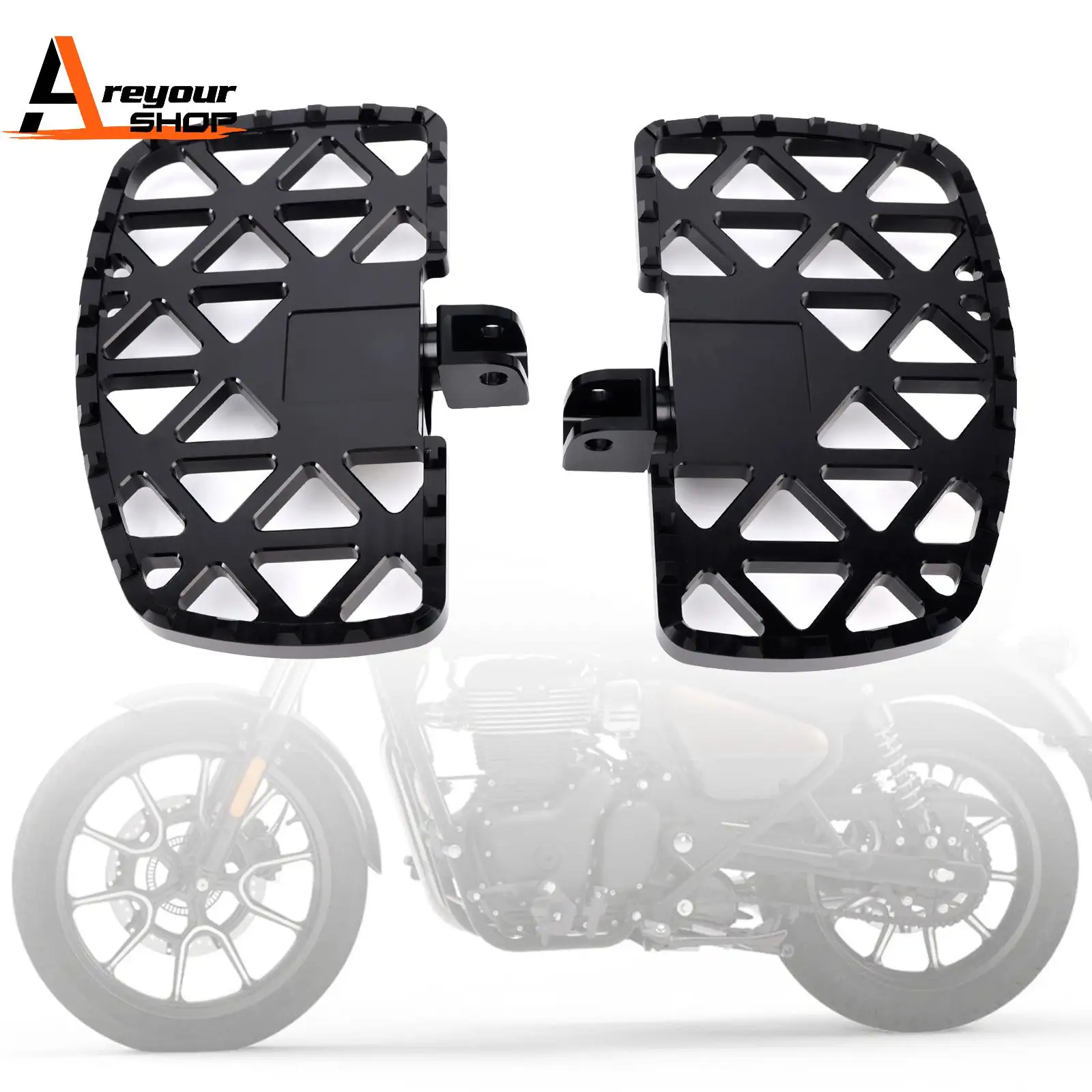 

Front Footrests Foot Pegs fit for Meteor 350 2021-2025 Classic 350 2022-2025