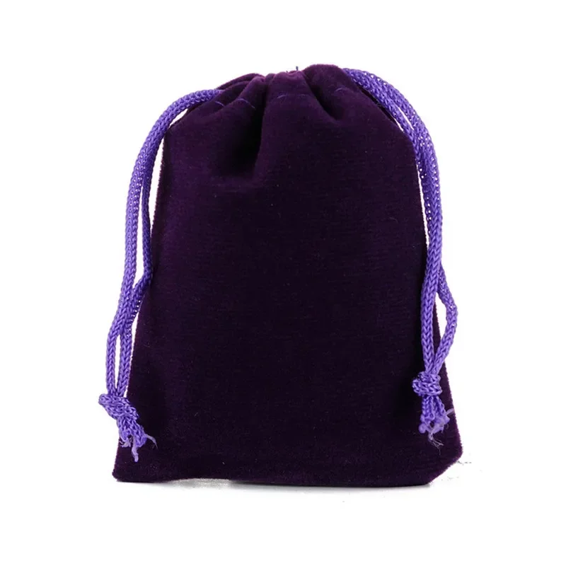 10/5/2PCS Samt Kordelzug Taschen Satin Geschenk Taschen Samt Tuch Schmuck Beutel Hochzeit Gunsten Kordelzug tasche Weihnachten Tasche 5-5CM