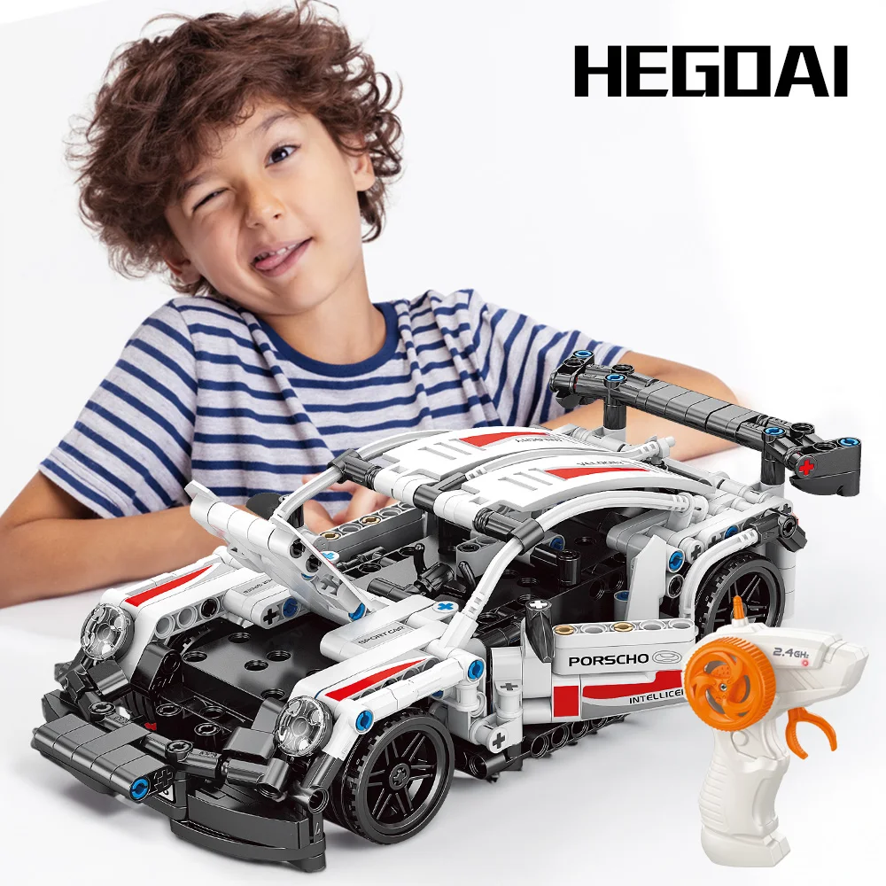 Racing Car Building Blocks Set Collection Sports Techni Car 420PCS Remote Control Super Car Model Fit for Boys Birthday Gifts