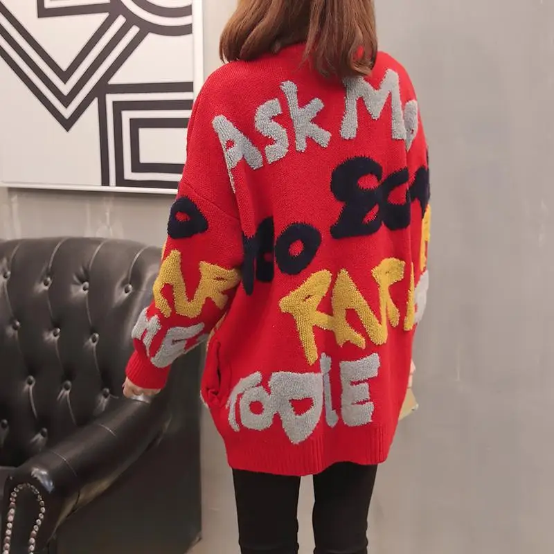 

Women's New Autumn Trendy Relaxed Knitted Cardigan European Laid-Back Style Wearable Outerwear for Spring Autumn