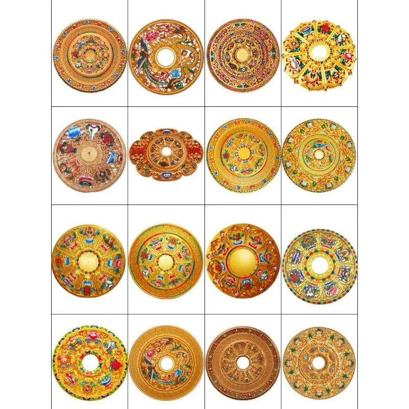 Lamp panel Tibetan decoration material Home decoration plastic steel PVC material