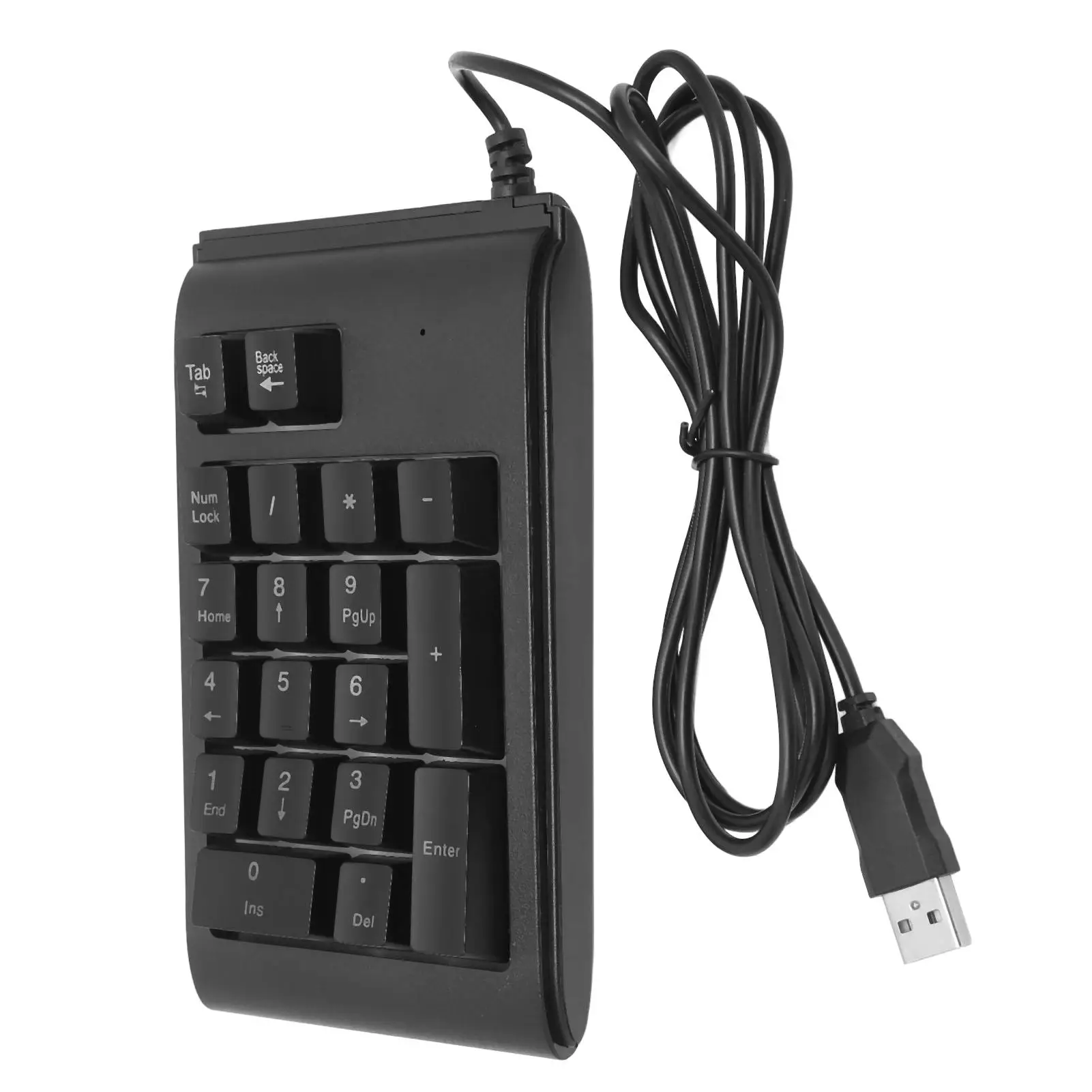 USB Wired Mechanical Numeric Keypad Low Noise Portable for Notebook   Plug and Play Easy to Use