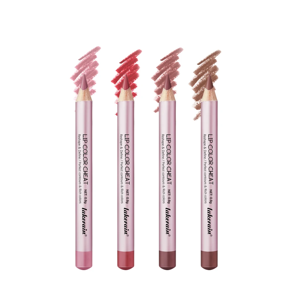 Lip Color Cheat Mini Set Lip Liner Set Hidratante Suave Portátil de Longa Duração