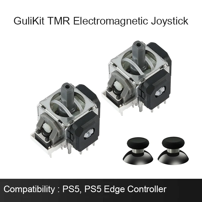 GuliKit TMR ジョイスティック スティックキャップ付き PS4 PS5/PS5