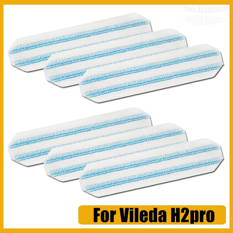 For Vileda H2prO / O-Cedar H2prO Flat  Mop Pad Rags Washable Reusable Microfiber Mop Pad replace Accessories