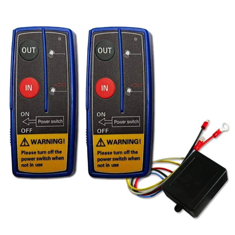 24V 12V Universal Recovery Wireless Electric Digital Winch Remote Control For ATV Car Boat Handset Switch Controller