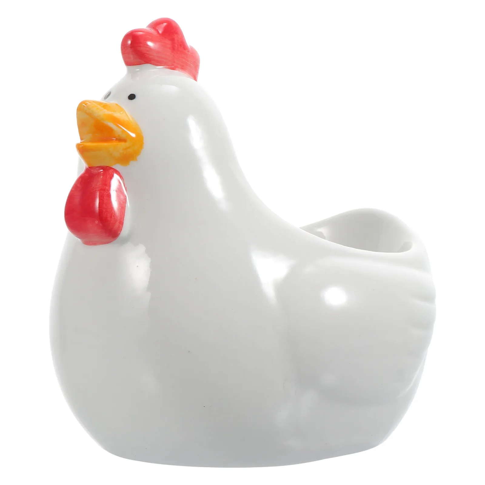1Pcs Ceramic Kids Soup Bowl Cute Chicken Shape Dish for Children Fruit Salad Dessert Oatmeal Rice Instant Noodles Home Tableware