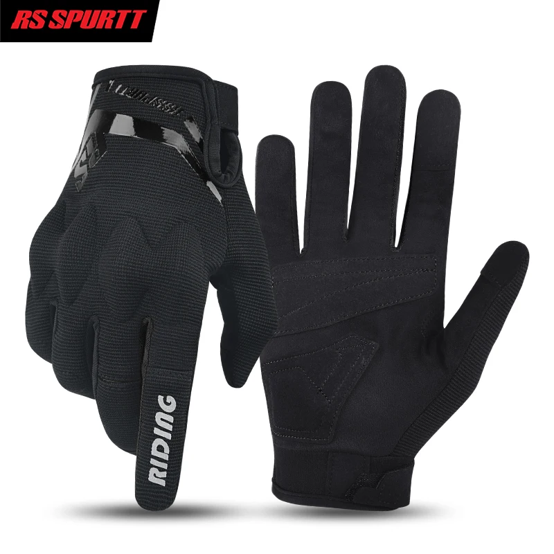 

Summer Upgraded Motorcycle Gloves for Daily Riding, Breathable Mesh Men Women Gear Motorbike Gloves with Touchscreen Fingers