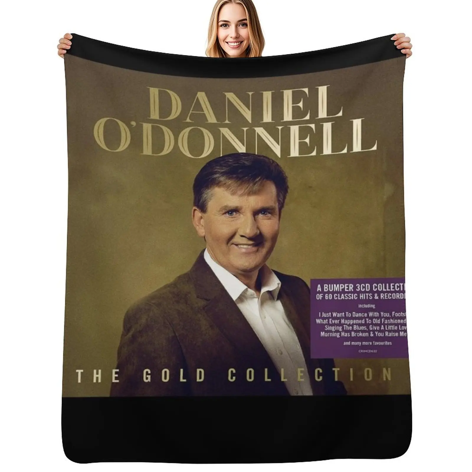 Daniel O'Donnell Gold Collection Throw Blanket All Weather Soft Throw Blanket for Sofa