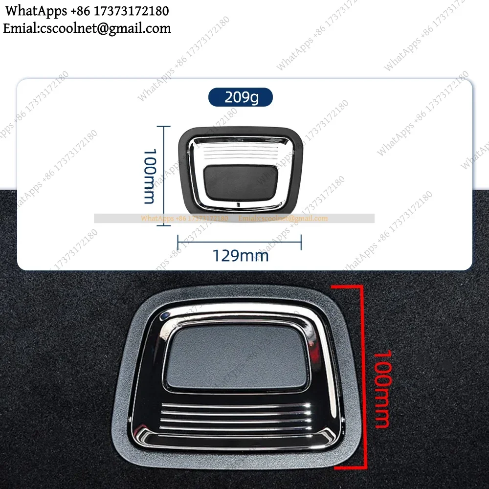 Car Trunk Tail Cover Bottom Plate Mat Floor Carpet Handle Spare Tire Cover Lock For W166 W253 W292 C GLA GLC Class