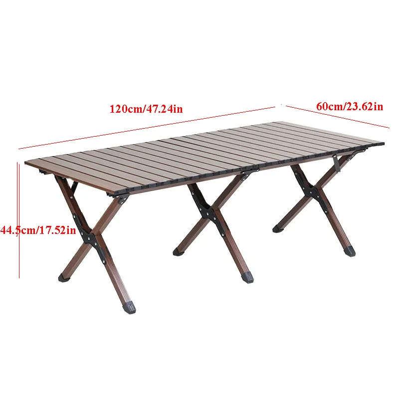 Aluminum Alloy Omelet Table Ultralight Outdoor Camping Portable Folding Convenient Picnic Tourist Equipment Egg Rollable Dest