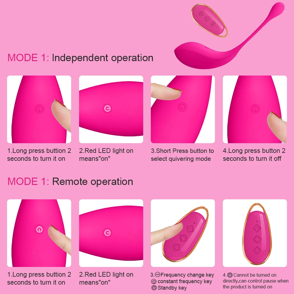 Powerful Vibrating Love Egg Wireless Remote Control Vibratiors Female for Women Dildo G-spot Massager Anal Plug Masturbator 2022