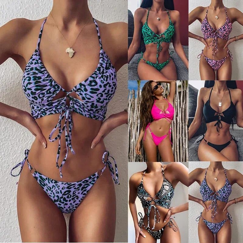 2025 Bskjau Traje de baño Mujer Ropa de playa Bañista Bikinis de dos piezas Biquinis brasileños Señora Monokini Stroj Kapielowy Mujer Banador