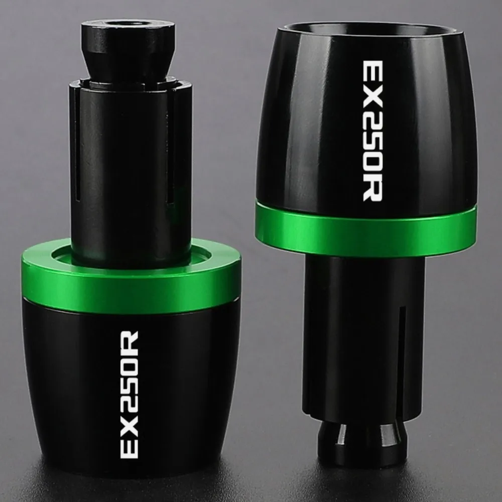 

FOR KAWASAKI EX250R 2008-2024 2022 2021 2020 2019 EX 250R ﻿Motorcycles Handlebar Grips Bar Ends Cap Counterweight Plug Slide﻿