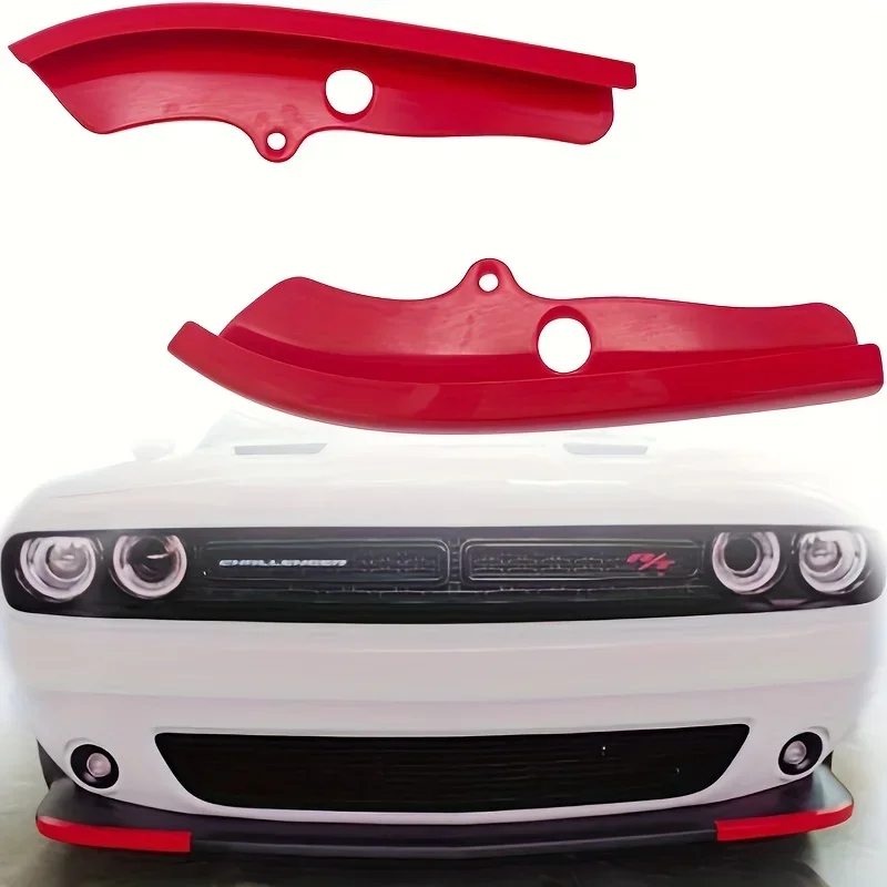 2pcs Suitable For Dodge For Challenger 2015-2020 Front Bumper Front Spade Surround Protection Trim Automobile Exterior Fittings