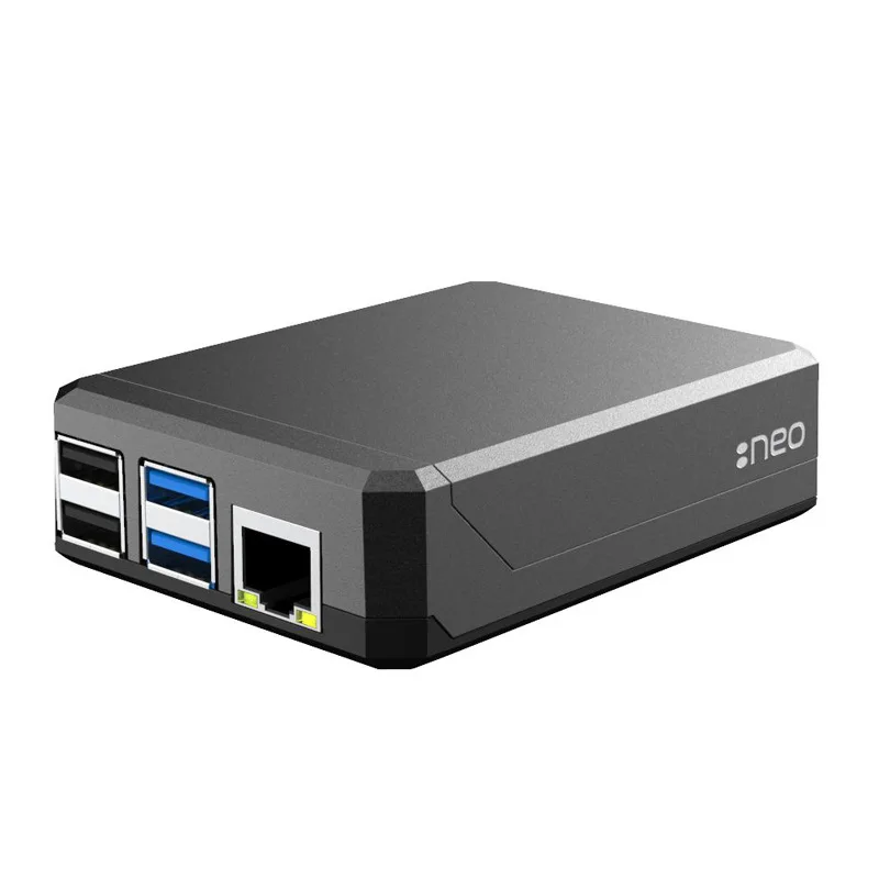 

Raspberry Pi 4B Aluminum Alloy Case Slim Metal Shell with Slide Magnetic Attachment Passive Cooling Cover