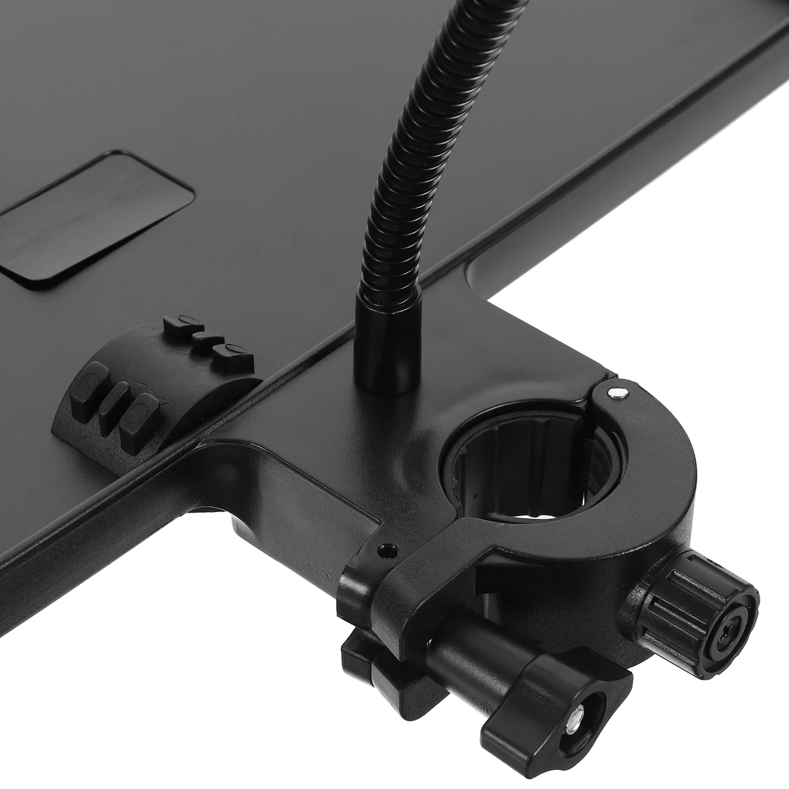 

Mobile Phone Rack Mic Stand Tray Black Upgrade Durable Plastic Adjustable Clamp Sound Card Live Broadcast Storage Solution
