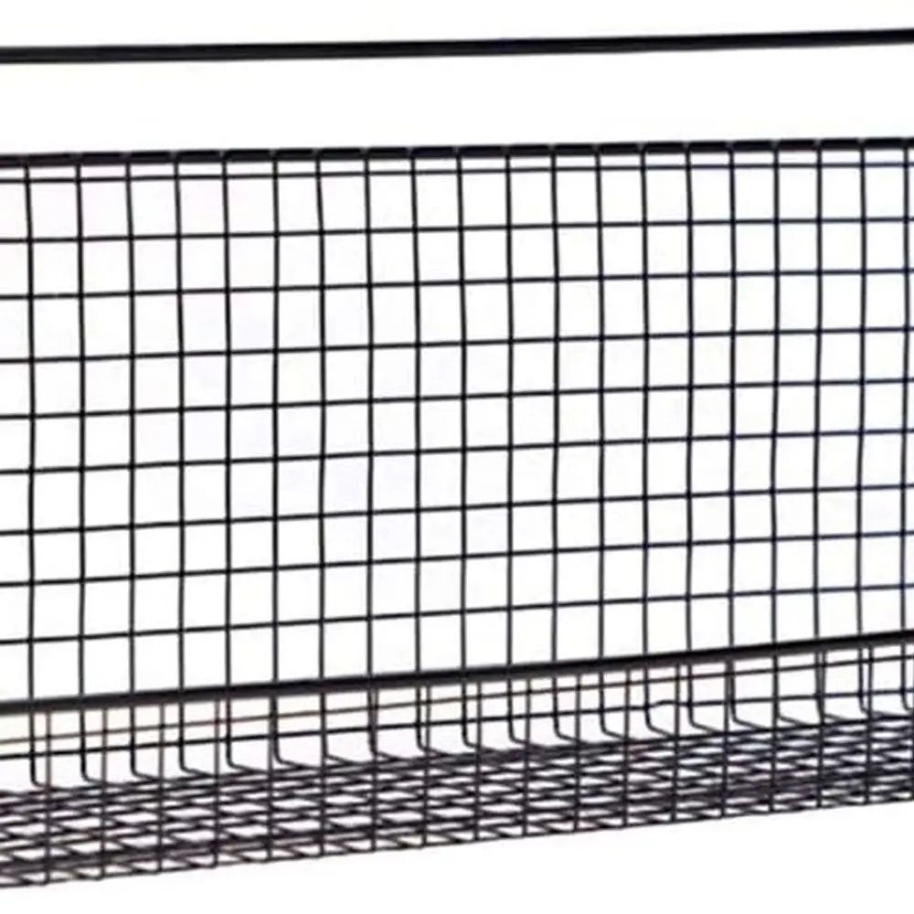

45cm Multi-Purpose Wall-Mounted Wrought Iron Kitchen Rack for Dormitory Storage