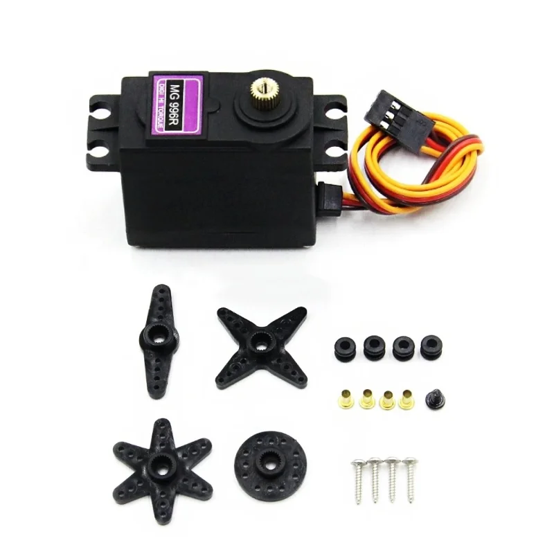 

High Torque MG996R Digital Servo With Metal Gear 4.8-6.0V For Futaba JR 1/8 1/10 RC Car Helicopter Robot Boat Arduino UNO DIY