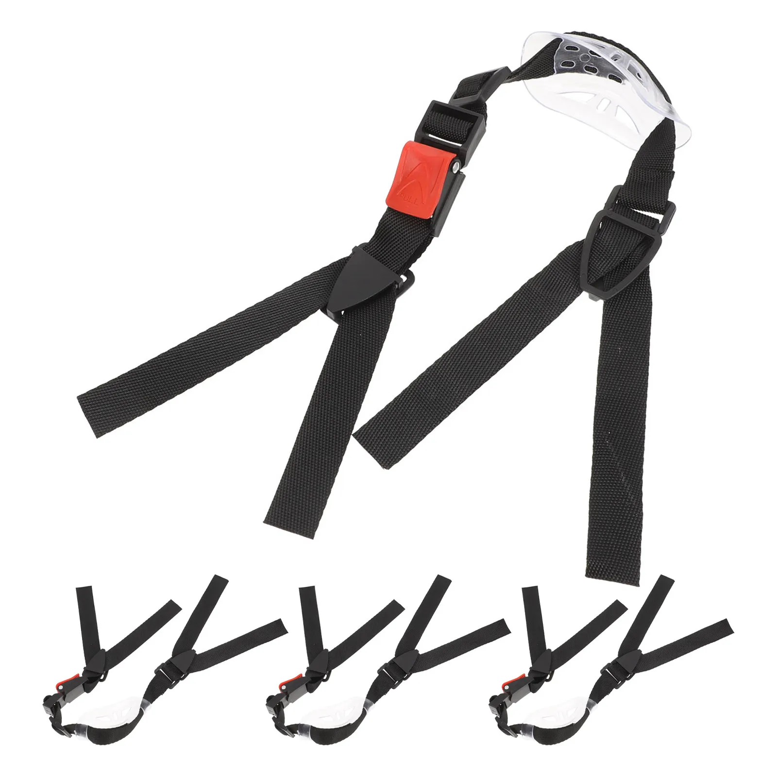 

4Pcs Safety Chin Strap Replacement Adjustable Elastic Band Chin Cup Universal Hard Hat Accessories for Construction