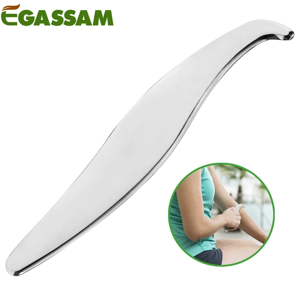 Stainless Steel Gua Sha Facial Tools for Face Metal Tighten Skin Heart Massage Guasha Beauty Tool for Body Eyes Neck Massager