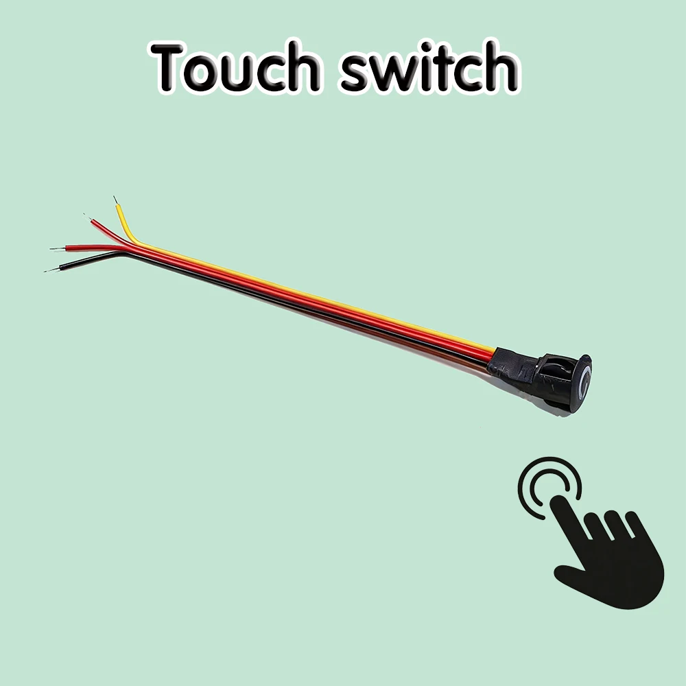 

LED Dimmable Touch Sensor Button Smart Home Switch Controller for DC5V 12V 24V Closet Corridor LED Strip Light Switch Customized