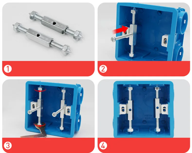 1ชุดสวิทช์ Socket Cassette Repairer Cassette สวิทช์สกรูสนับสนุน Rod สำหรับซ็อกเก็ต Cassette Repair ไฟฟ้าอุปกรณ์เสริม