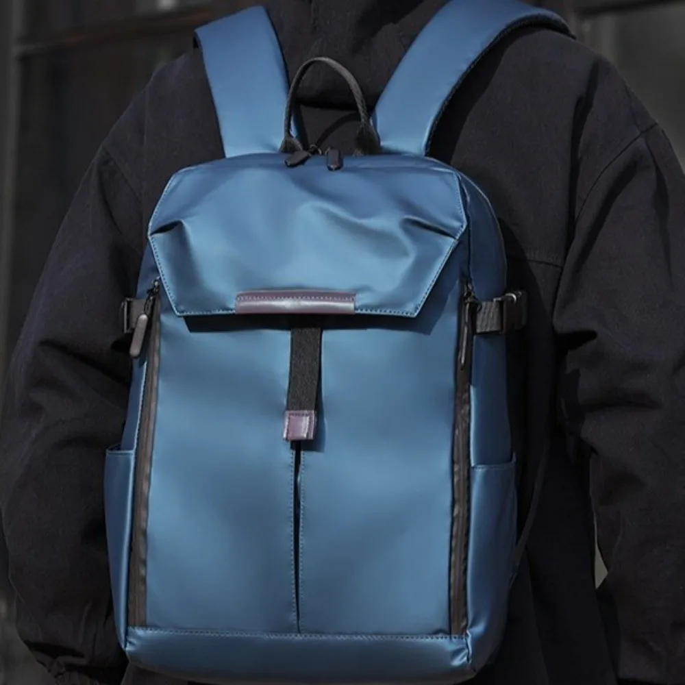 Zaino da viaggio impermeabile Zaino da scuola espandibile di grande capacità Zaino da moto multitasche leggero