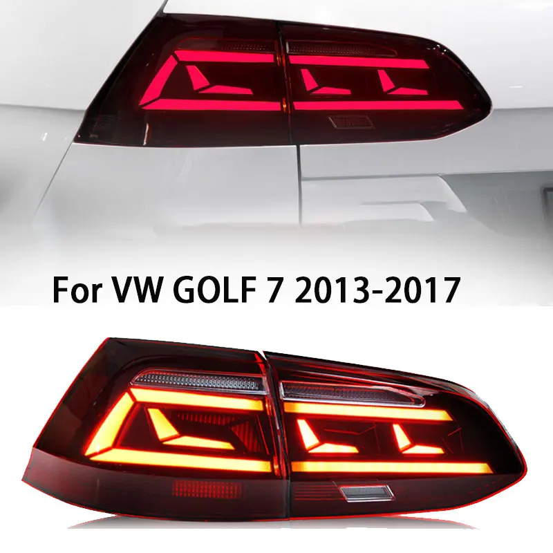 

Автостайлинг, задние фонари для Volkswagen Golf 7/7, 5 2013-2017, Светодиодные ДХО, динамический сигнал поворота, тормоз, задние автомобильные аксессуары