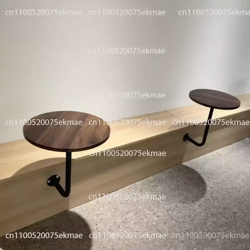 Small Round Wall-mounted Tables for Beverage Shops, Cake Shops and Cafés – Popular ‘Instagram-worthy’ Wall-mounted Tables