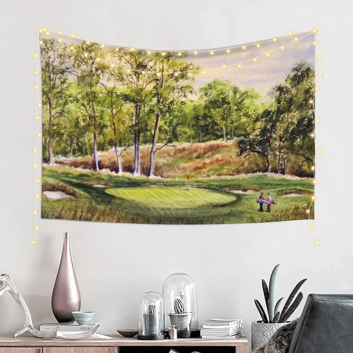 Merion Golf Course 17th Green Tapestry Decorations For Room Decoration For Rooms Room Decorating Aesthetic Tapestry