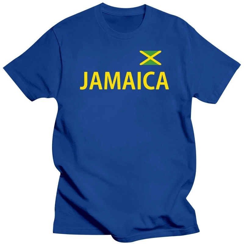 Jamaica T-Shirt - Black Yellow with Flag - S to 3XL - Jamaica Rasta Reggae