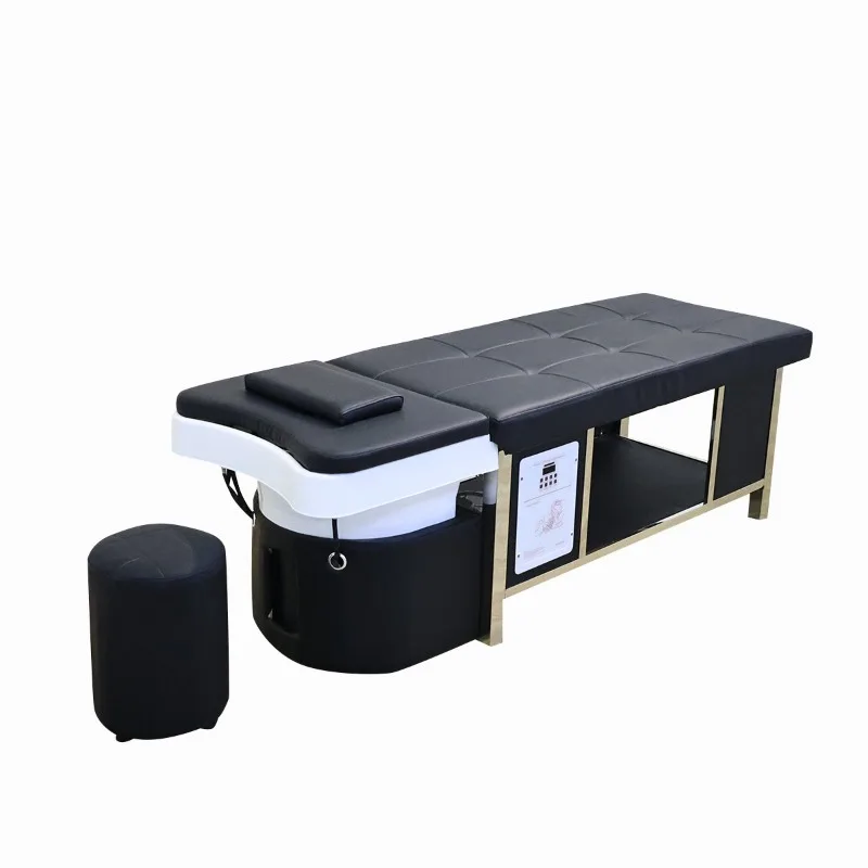 

Ceramic basin water circulation shampoo bed, fumigation shampoo bed, beauty salon bed