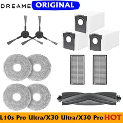 Original Dreame Bot L10s Pro Ultra Heat Accessories Main Side Brush Filter Mop Dust Bag Vacuum Cleaner Spare Parts for X30 Ultra