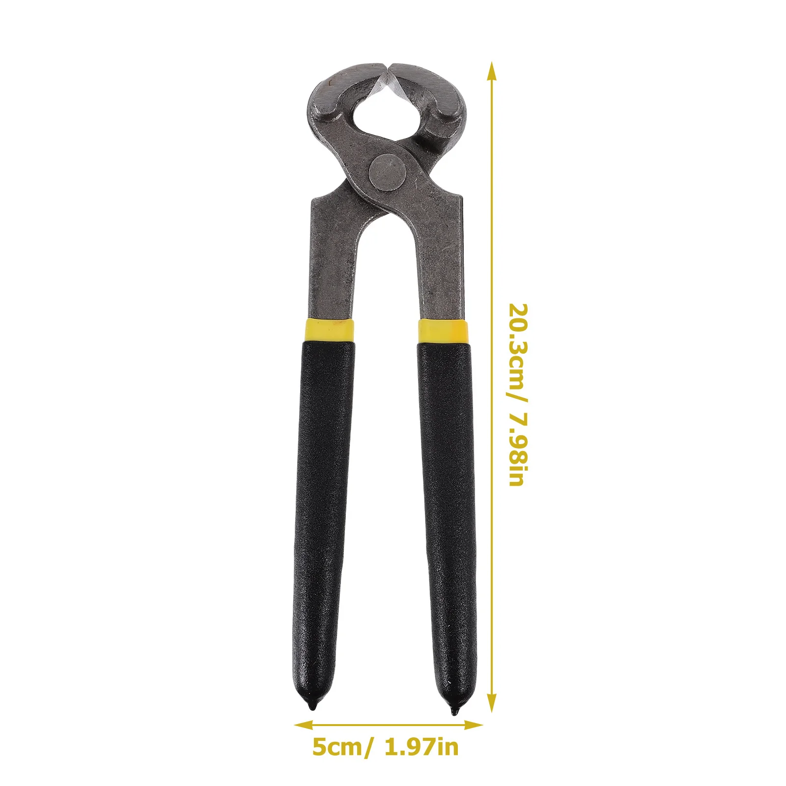 1 قطعة كماشة الجوز دائم مسمار مجتذب مقاومة للخدش عدم الانزلاق مقبض ل كفاءة إزالة الأظافر سلك قطع النجار #3