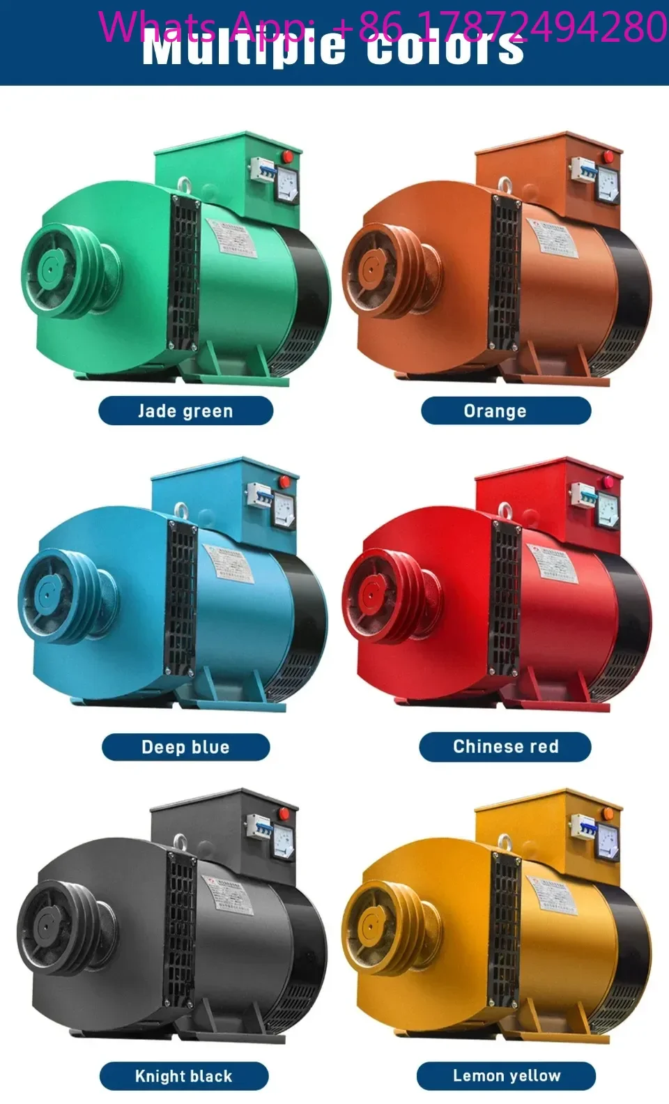 Industrial Diesel Generator 5KW 8KW 10KW 12KW 15KW 20KW 24KW 30KW 40KW 50KW Single Three Phase 220V 380V Brushless Alternator